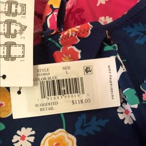 NWT VERA BEADLEY ONE PIECE SWIMSUIT - L